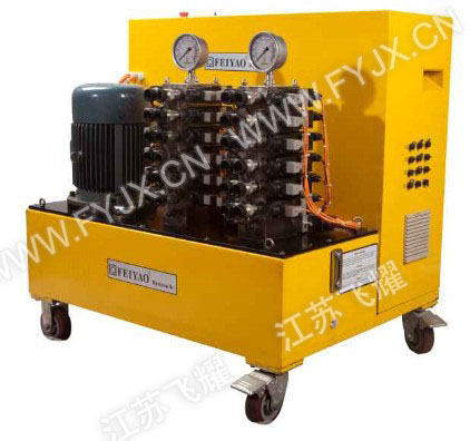 单作用脉宽控制PLC多点同步顶升液压系统