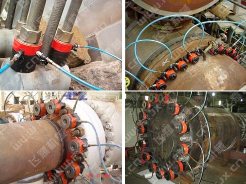 液压螺栓拉伸器现场应用