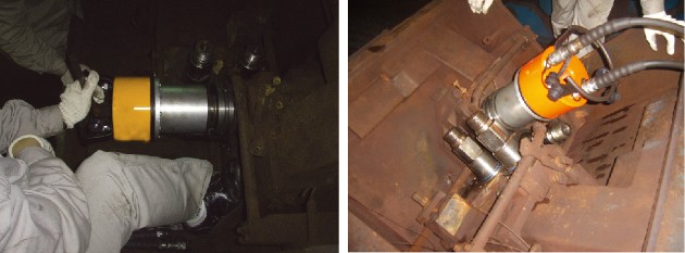 换辊工具现场应用图